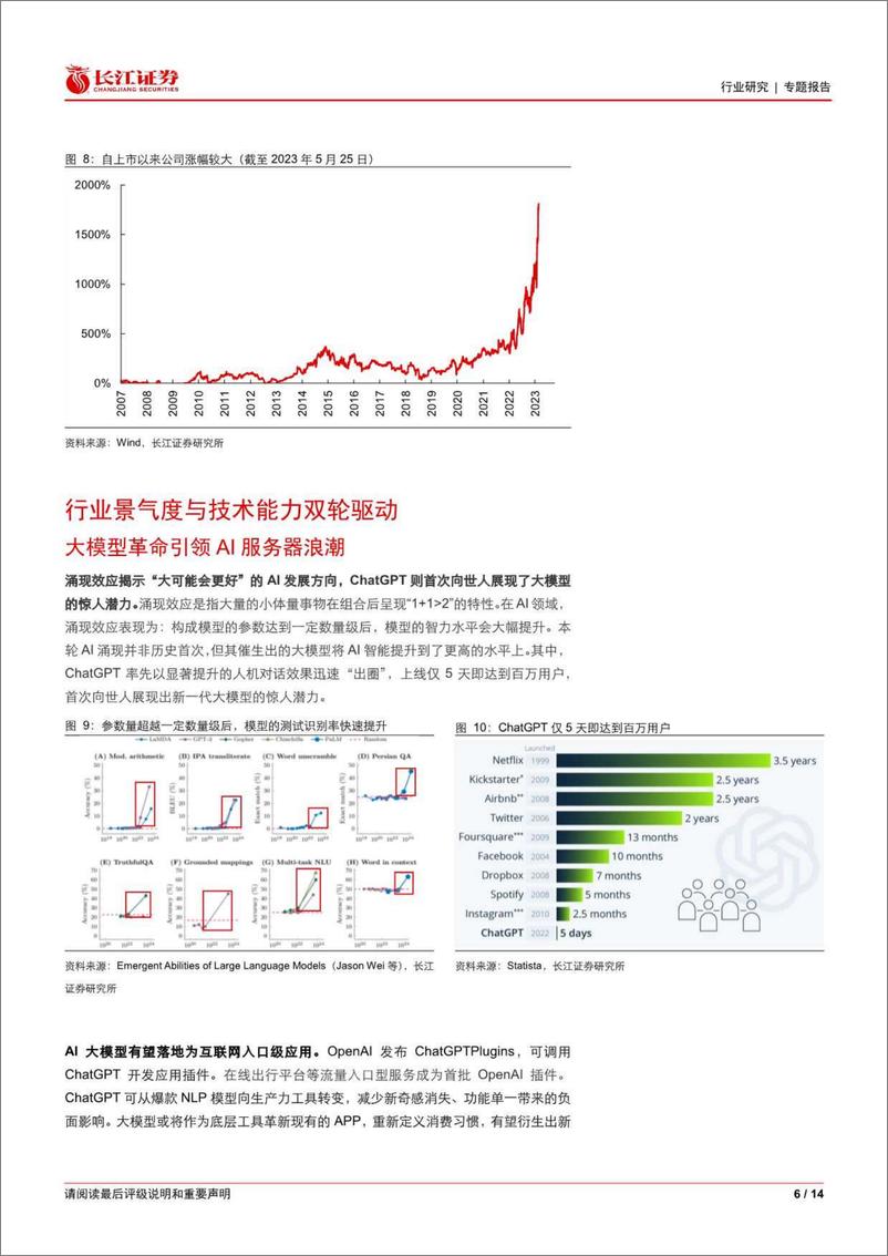 《长江证券-通信设备行业：从超微电脑看AI服务器弹性-230531》 - 第6页预览图