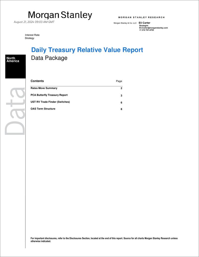 《Morgan Stanley Fixed-Global Macro Data Treasury Relative Value Report-109953172》 - 第1页预览图