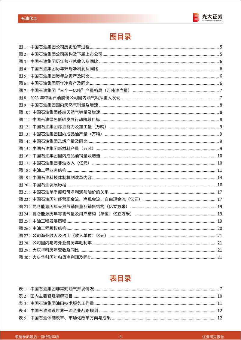 《石化化工行业国企跟踪报告之一：中国石油集团，能源巨头深化改革提升效能，打造世界一流企业-241217-光大证券-23页》 - 第3页预览图