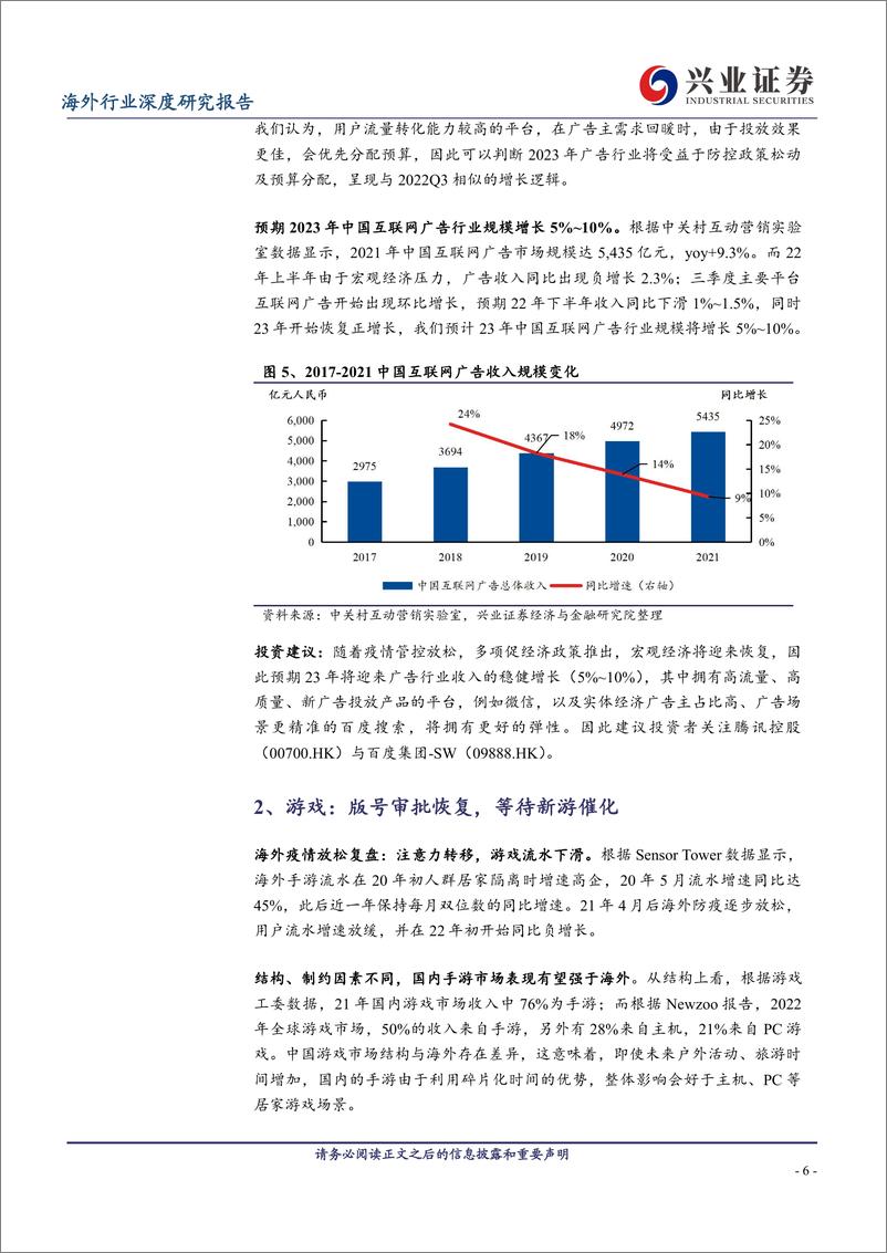 《港股互联网行业报告：估值持续修复，业绩有望超预期-20230105-兴业证券-37页》 - 第7页预览图