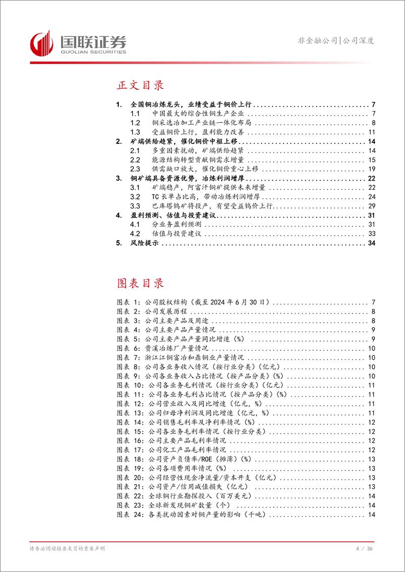 《江西铜业(600362)公司深度：矿端与冶炼端优势突出，铜行业龙头迎价值重估-241120-国联证券-37页》 - 第5页预览图