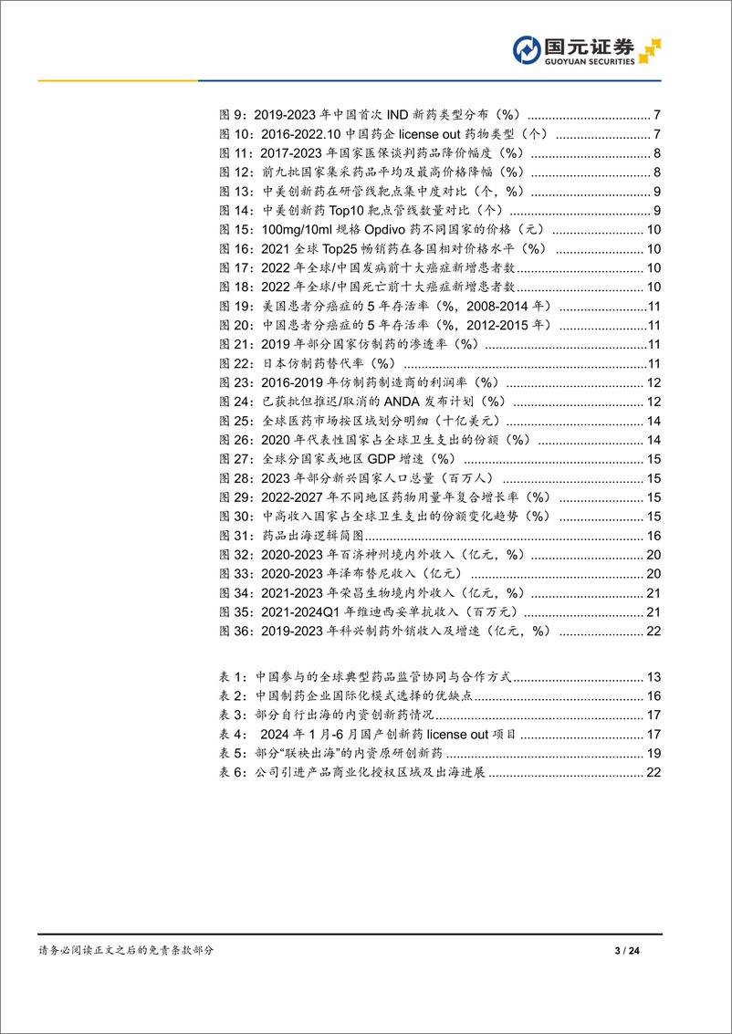 《国元证券-药品出海行业研究报告：中国力量河出伏流，出海浪潮中各显身手》 - 第3页预览图