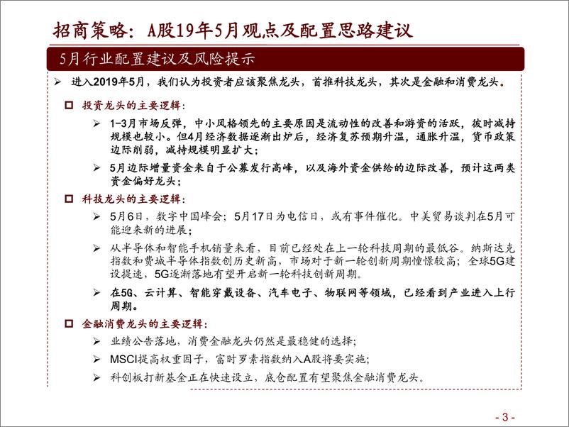 《A股五月观点及配置建议：因利制权，居安思变-20190505-招商证券-74页》 - 第4页预览图