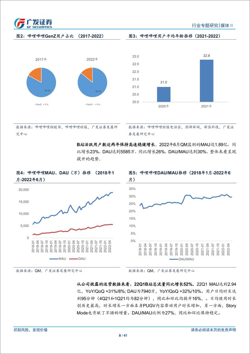 《媒体行业广视角：哔哩哔哩Story Mode，“弹幕”短视频，带动流量和商业化空间》 - 第8页预览图