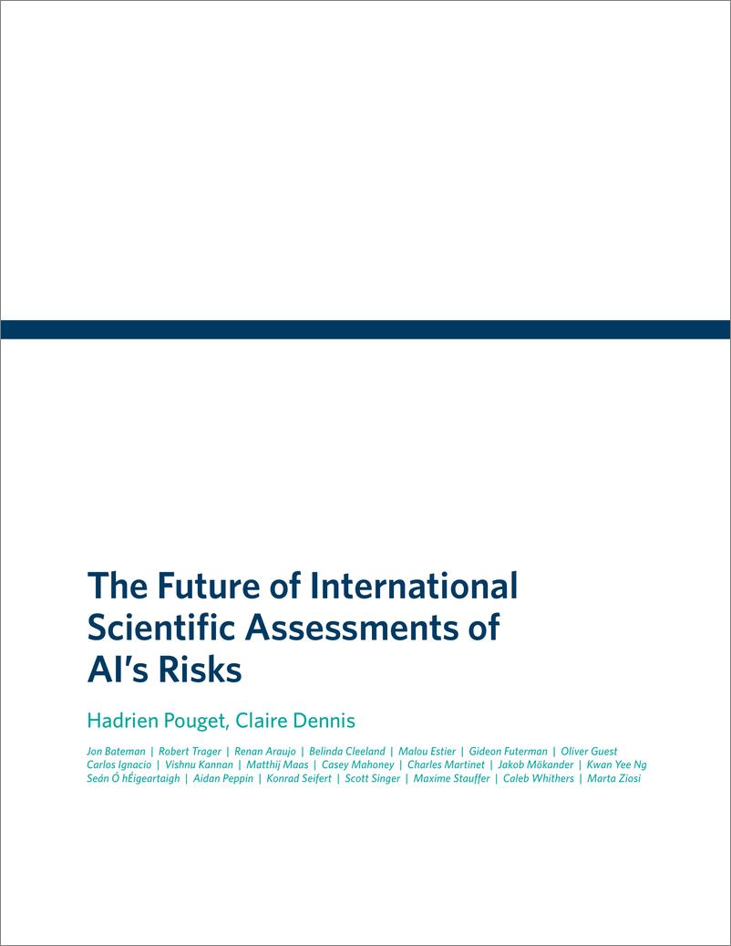 《人工智能风险国际科学评估的未来_英_-The Future of International Sci-1》 - 第3页预览图