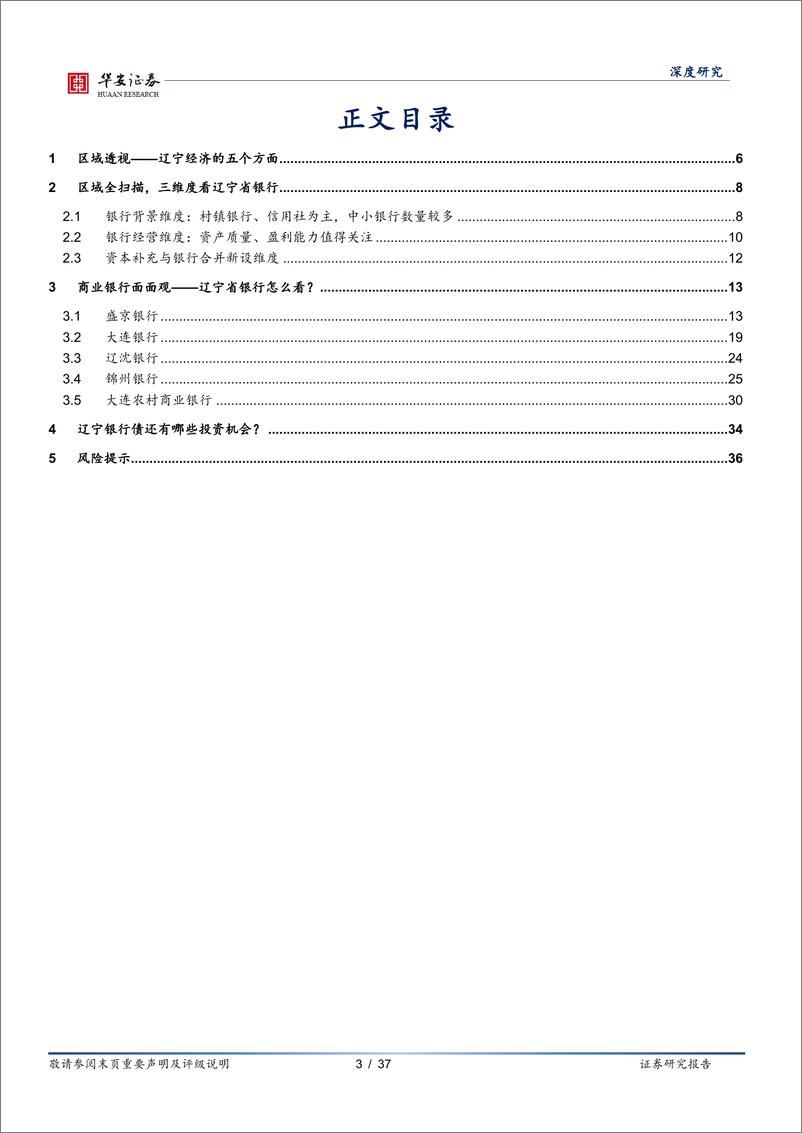 《银行地方志（三）：辽宁区域性银行全景图-20220825-华安证券-37页》 - 第4页预览图