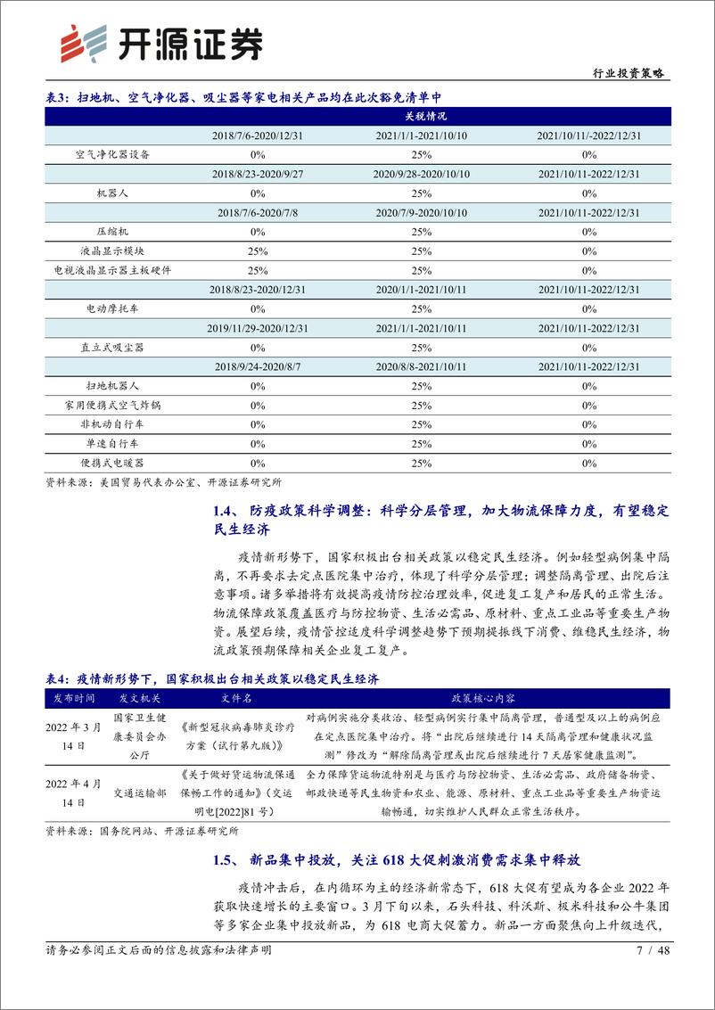 《可选消费行业投资策略：可选消费从防御到反攻，业绩将见底，估值可提升-20220418-开源证券-48页》 - 第8页预览图