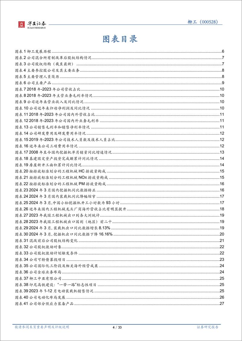 《柳工(000528)国企改革焕发新能量，业绩持续高增有动力-240509-华安证券-33页》 - 第4页预览图