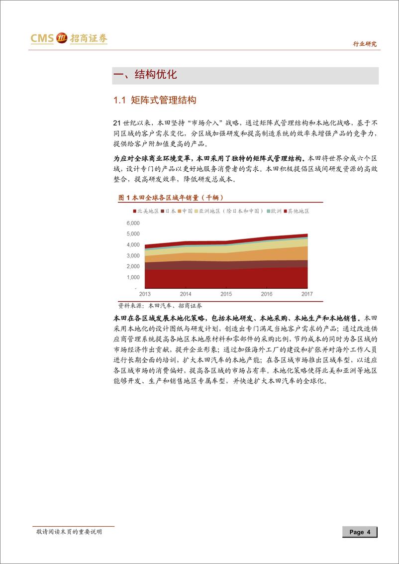 《汽车行业来者之可追系列研究报告（五）：本田汽车，专注产品，创造价值-20191124-招商证券-20页》 - 第5页预览图