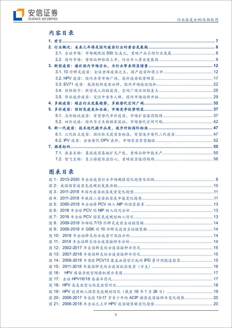 《生物医药行业：国际视角剖析国产重磅疫苗空间，大市值行业龙头指日可待-20190703-安信证券-59页》 - 第4页预览图