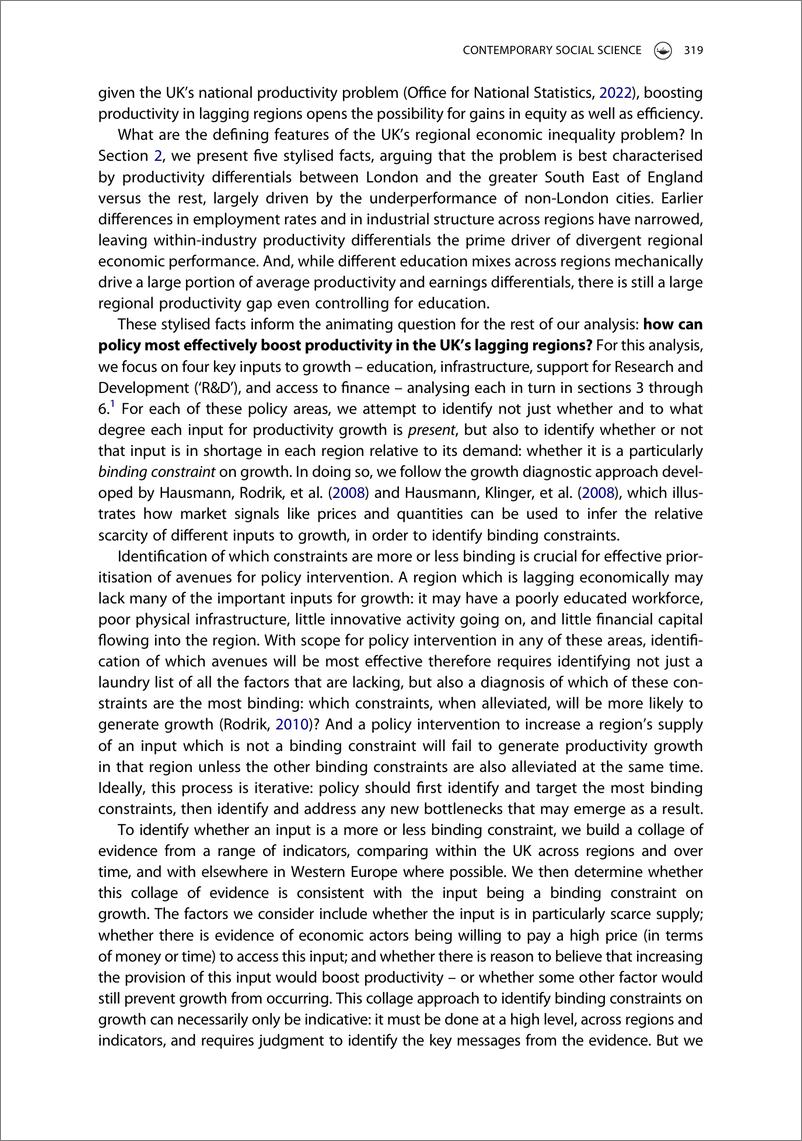 《彼得森经济研究所-解决英国地区经济不平等问题：约束性约束和政策干预途径（英）-2024.5-62页》 - 第3页预览图
