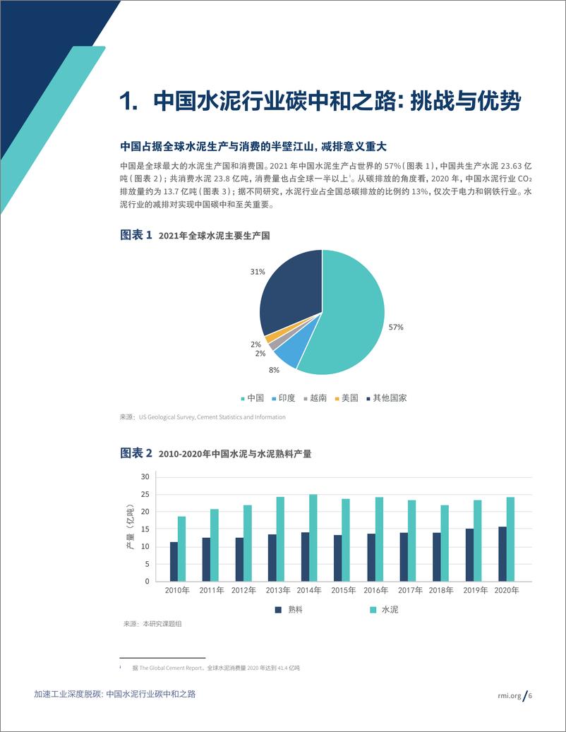 《加速工业深度脱碳：中国水泥行业碳中和之路-RMI&中国水泥协会-202》 - 第6页预览图