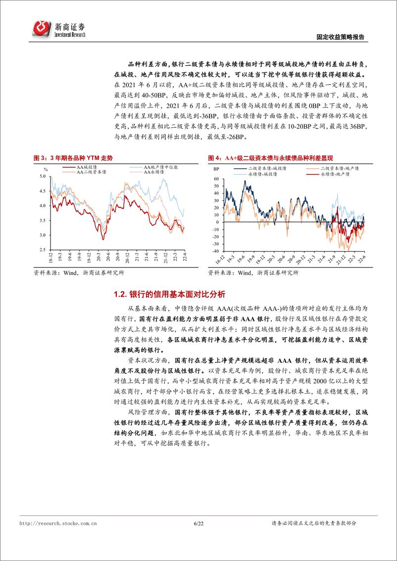 《商业银行信用债研究系列报告：非AAA银行债的信用评估及标的推荐-20220612-浙商证券-22页》 - 第7页预览图