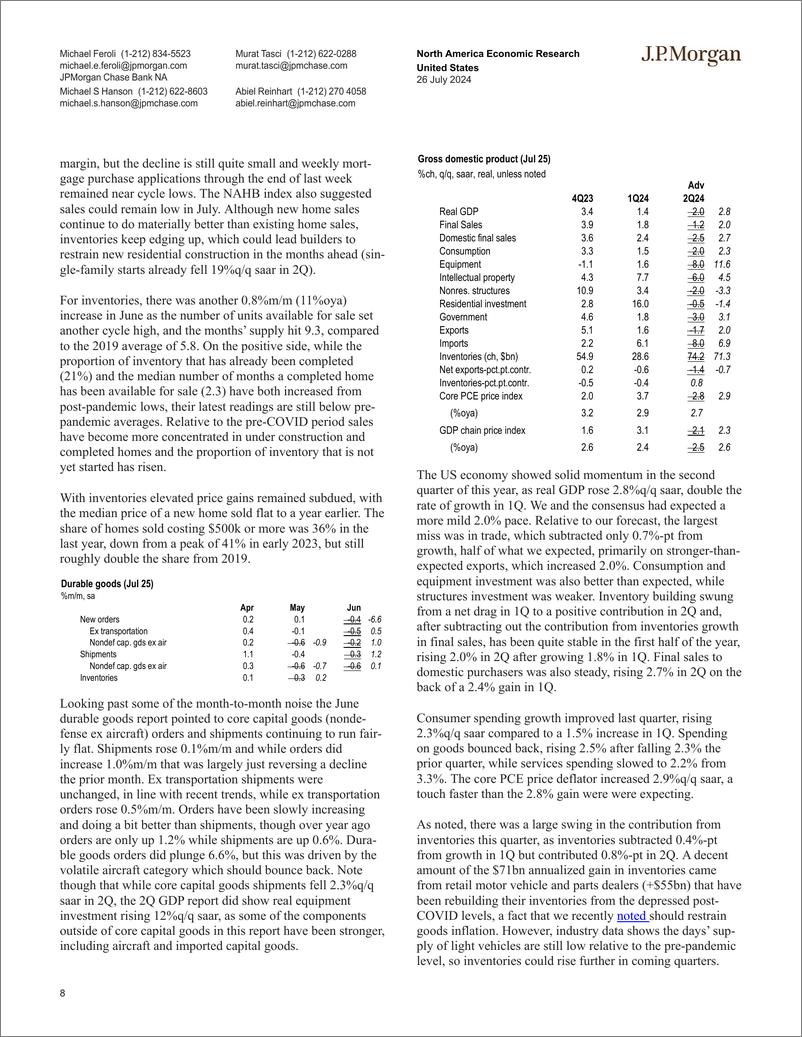 《JPMorgan Econ  FI-United States-109458113》 - 第8页预览图