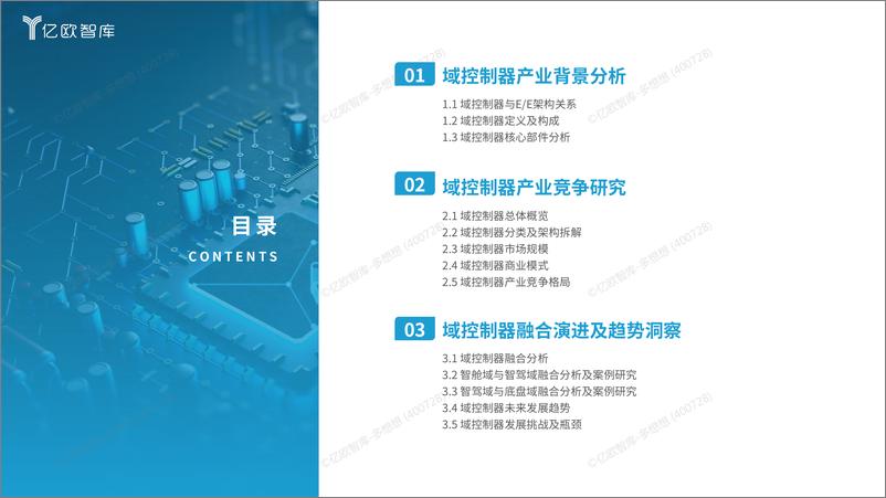 《2024中国智能电动汽车域控制器产业分析报告-亿欧智库》 - 第3页预览图