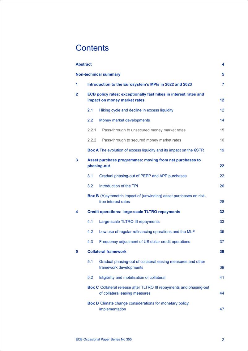 《欧洲央行-2022年和2023年欧元体系货币政策工具的使用及其货币政策实施框架（英）-2024-59页》 - 第2页预览图