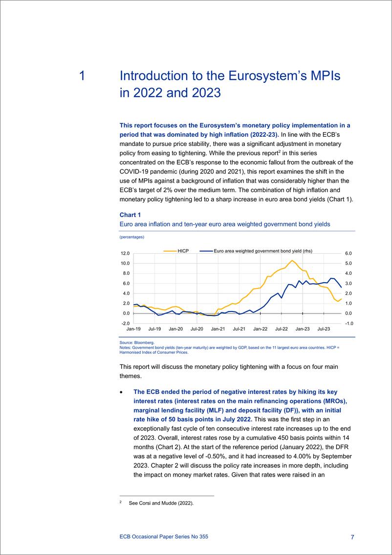 《欧洲央行-2022年和2023年欧元体系货币政策工具的使用及其货币政策实施框架（英）-2024-59页》 - 第7页预览图