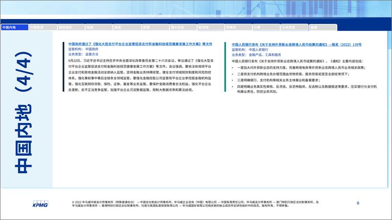 《毕马威-全球金融监管动态月刊-2022.07-27页》 - 第7页预览图