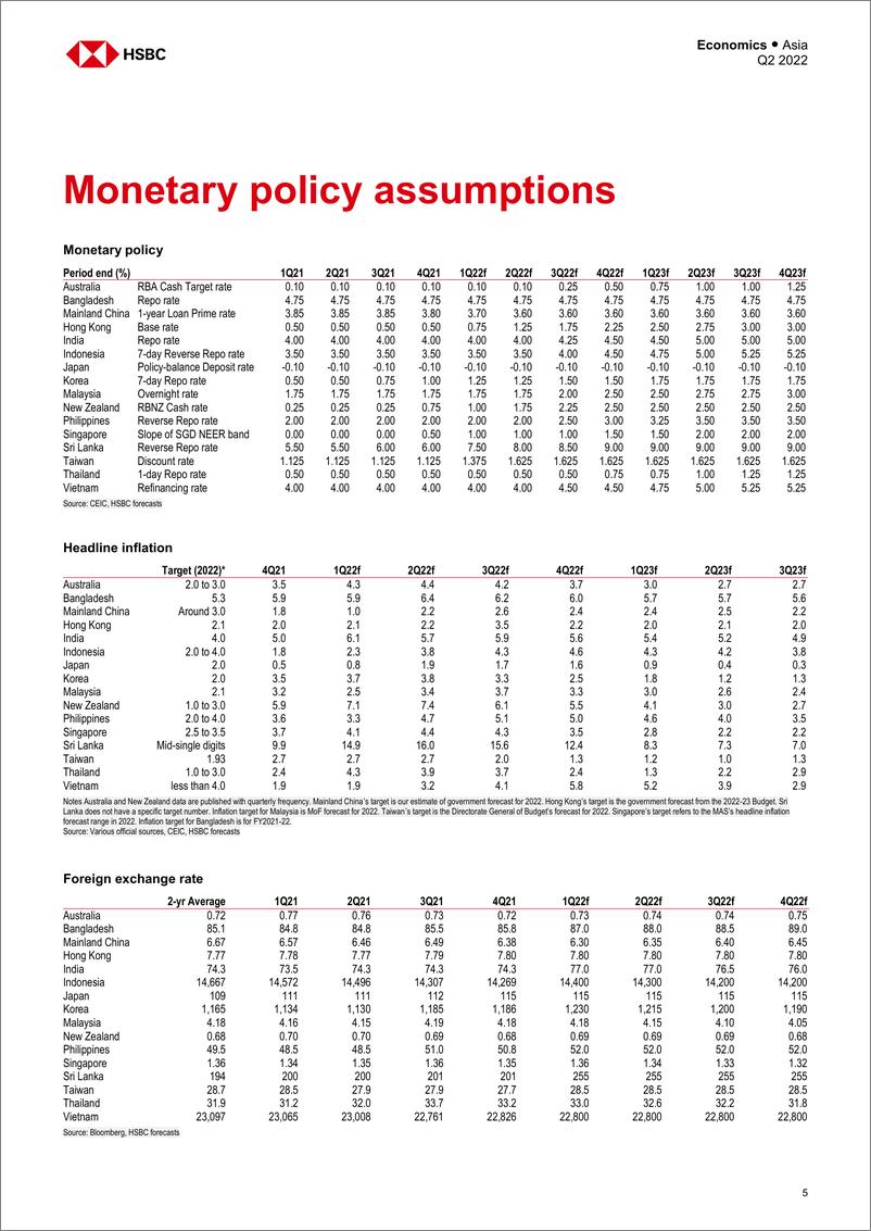 《HSBC-亚太地区投资策略-亚洲经济：准备迎接冲击-2022.第二季度-107页》 - 第7页预览图