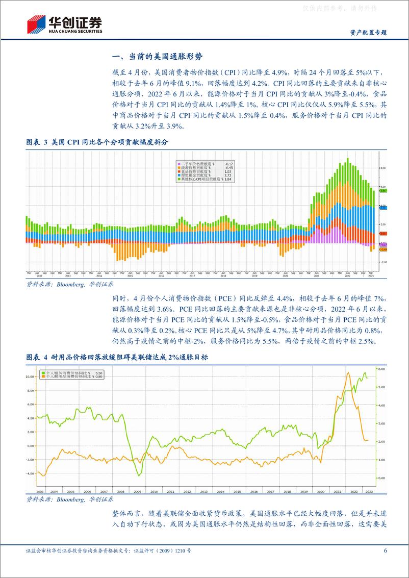 《华创证券-【资产配置专题】2023年第2期：下半年美国经济与美联储货币政策展望-230612》 - 第6页预览图