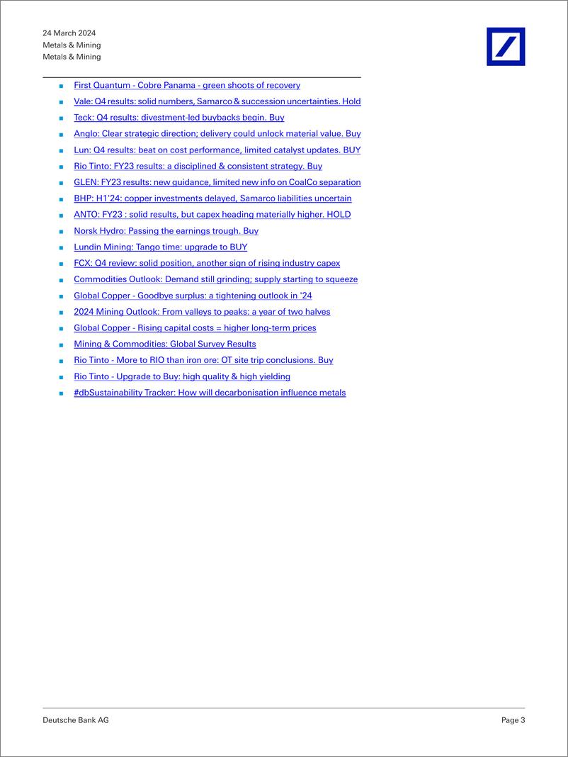 《Deutsche Bank-Metals  Mining Copper mine supply vs demand signals. Yunna...-107202435》 - 第3页预览图