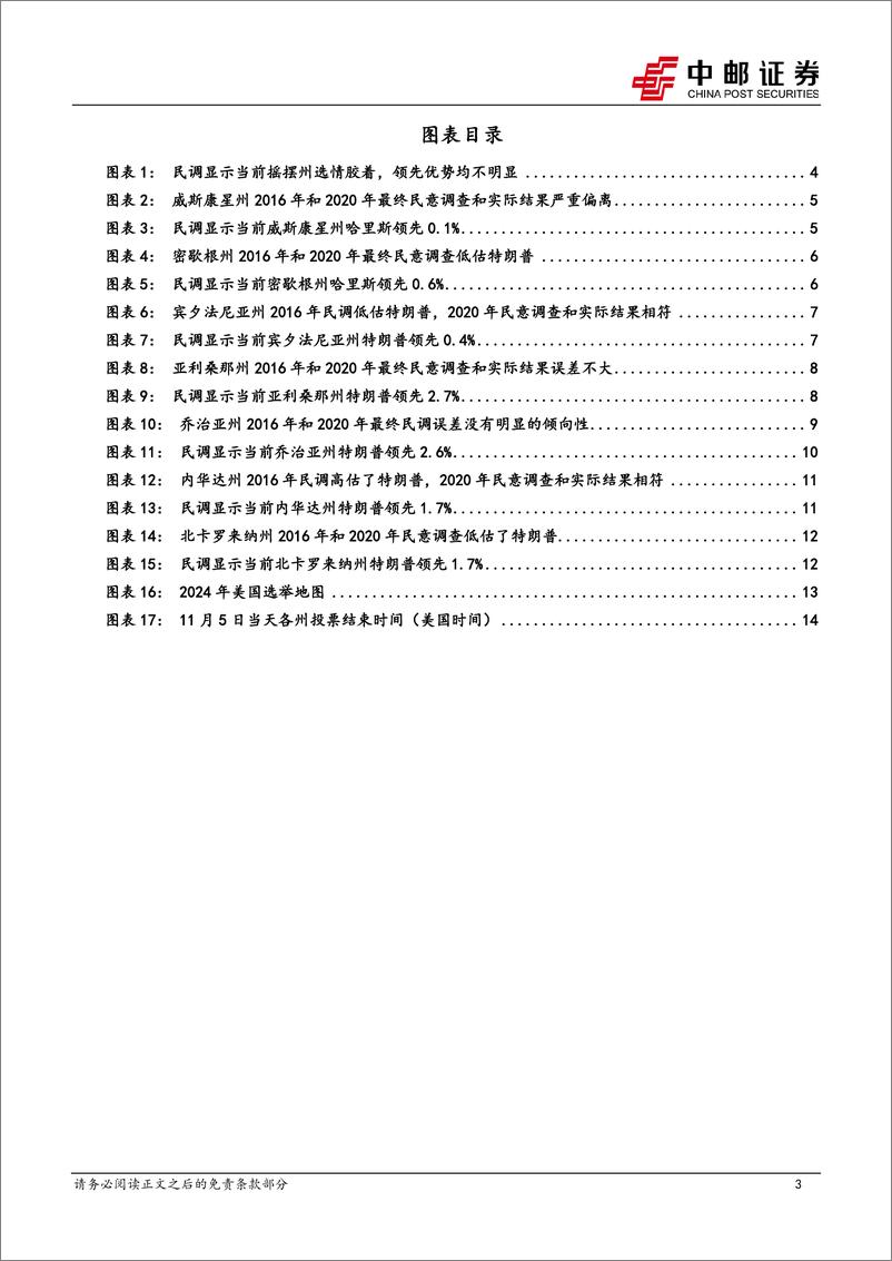 《宏观观点-美国大选跟踪：摇摆州选情依然胶着-241103-中邮证券-16页》 - 第3页预览图