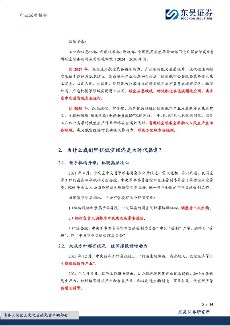 《东吴证券：计算机行业深度报告-从莱斯信息看低空经济如何投资》 - 第5页预览图