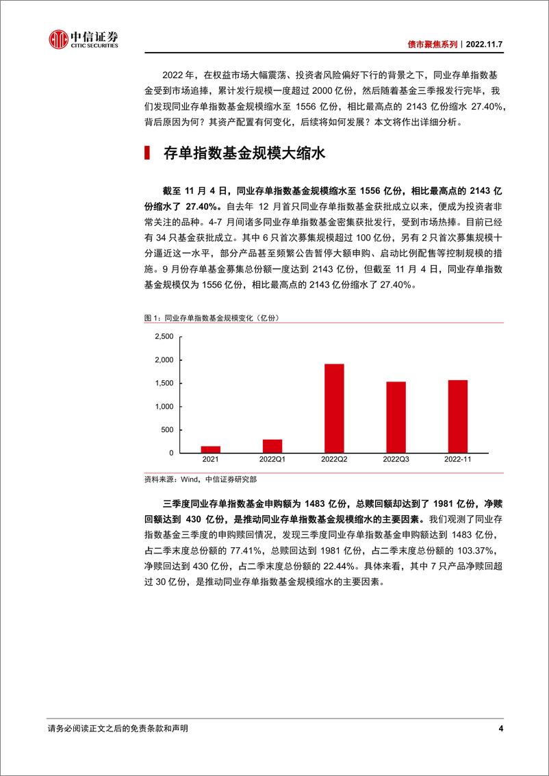 《债市聚焦系列：存单指数基金规模缘何大幅缩水？-20221107-中信证券-20页》 - 第5页预览图