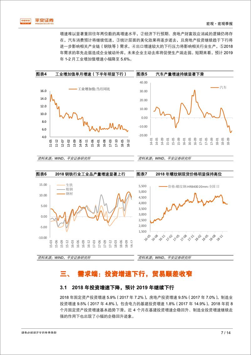 《宏观季报：增长仍趋乏力，政策预期上升-20190122-平安证券-14页》 - 第8页预览图