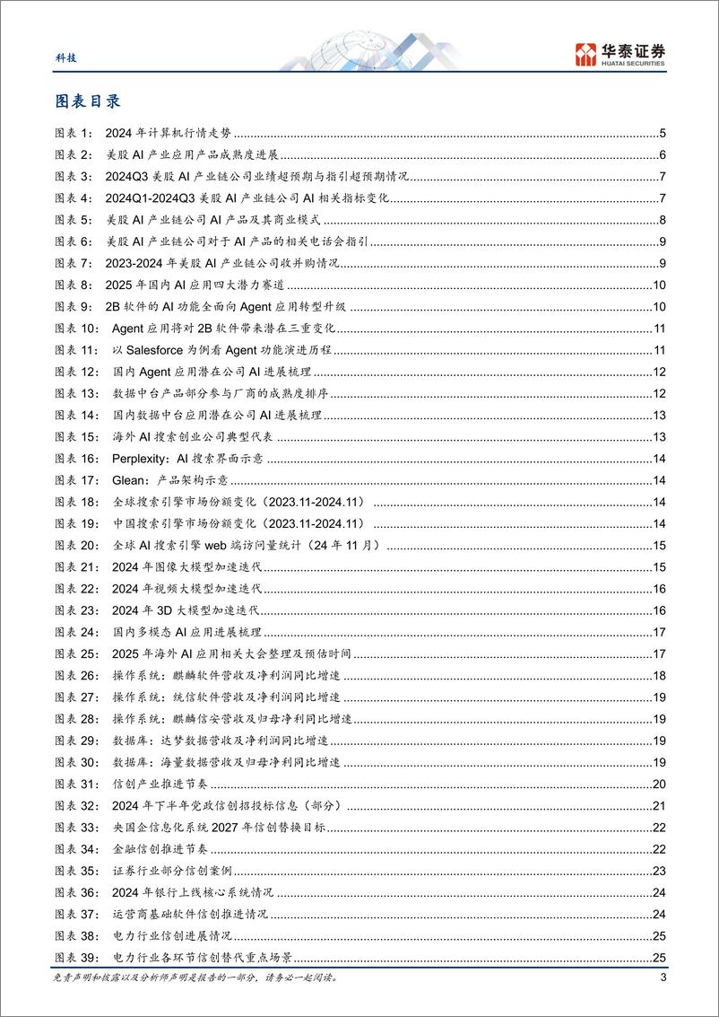 《科技行业年度策略2025：以AI为矛、信创和内需为盾-241223-华泰证券-42页》 - 第3页预览图