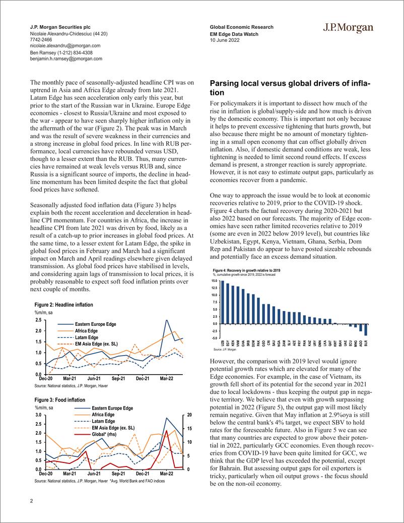 《J.P.摩根-新兴市场投资策略-新兴市场边缘数据观察：5月食品CPI走下坡路-2022.6.10-37页》 - 第3页预览图