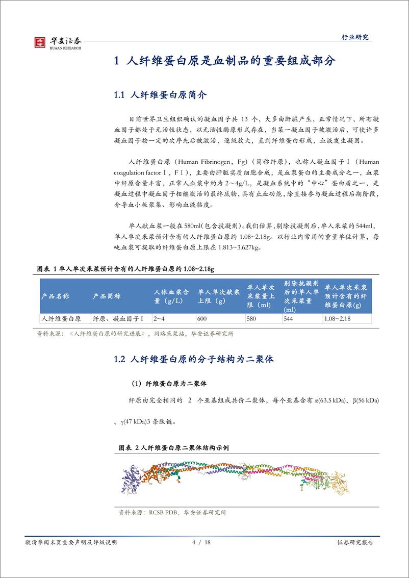 《医药生物行业专题：人纤维蛋白原十年回顾-20210226-华安证券-18页》 - 第4页预览图