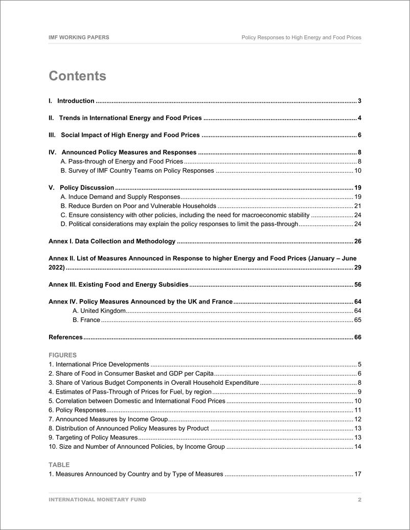 《IMF-对高能源和食品价格的政策回应（英）-2023》 - 第5页预览图