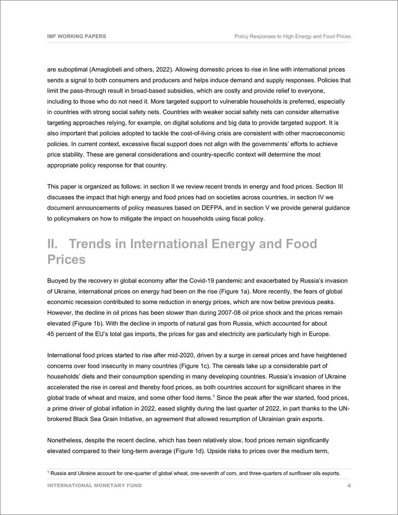 《IMF-对高能源和食品价格的政策回应（英）-2023》 - 第7页预览图