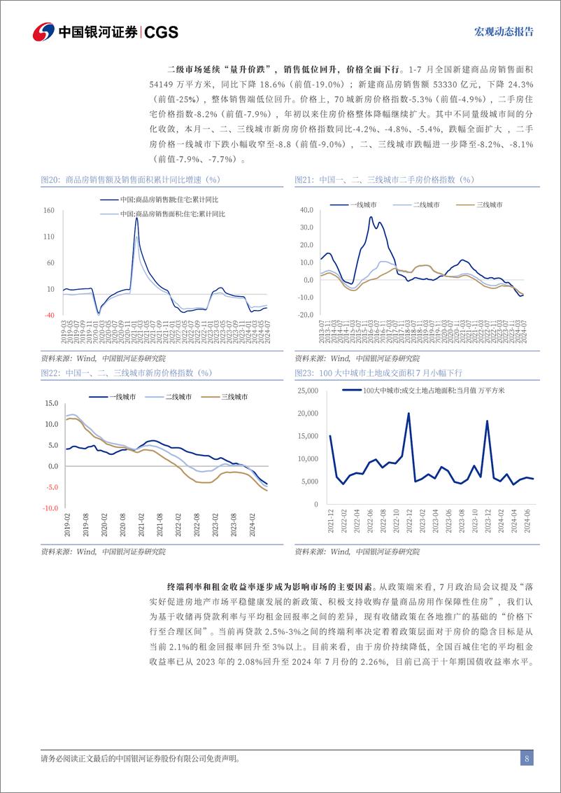 《2024年7月经济数据分析：经济依然处于新旧动能转换期-240815-银河证券-13页》 - 第8页预览图