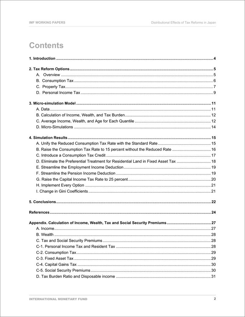 《IMF-日本税制改革的分配效应（英）-2022.7-35页》 - 第3页预览图