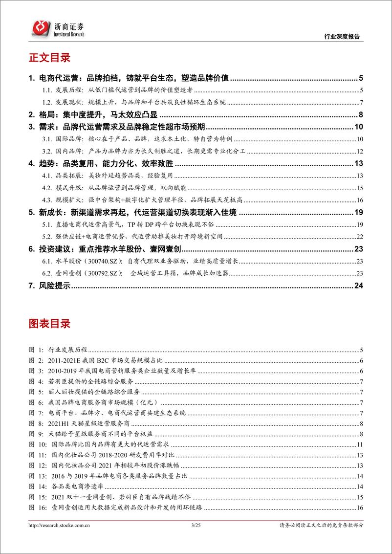 《电商代运营行业报告：代运营生意模式稳健，低估值静待分化成长》 - 第3页预览图