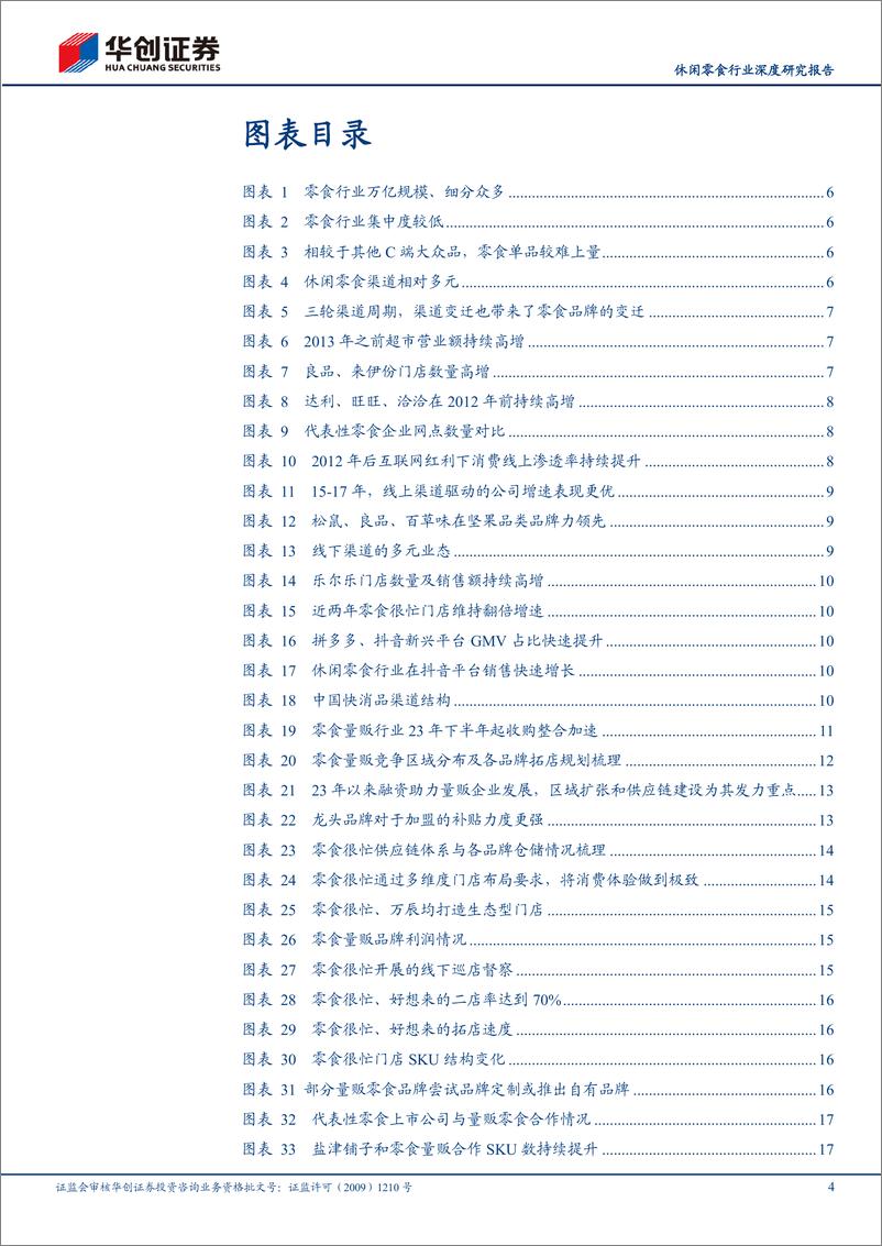 《休闲零食行业深度研究报告-供应链提效浪潮：零食行业三轮变迁与未来演进深度研究-240418-华创证券-34页》 - 第4页预览图