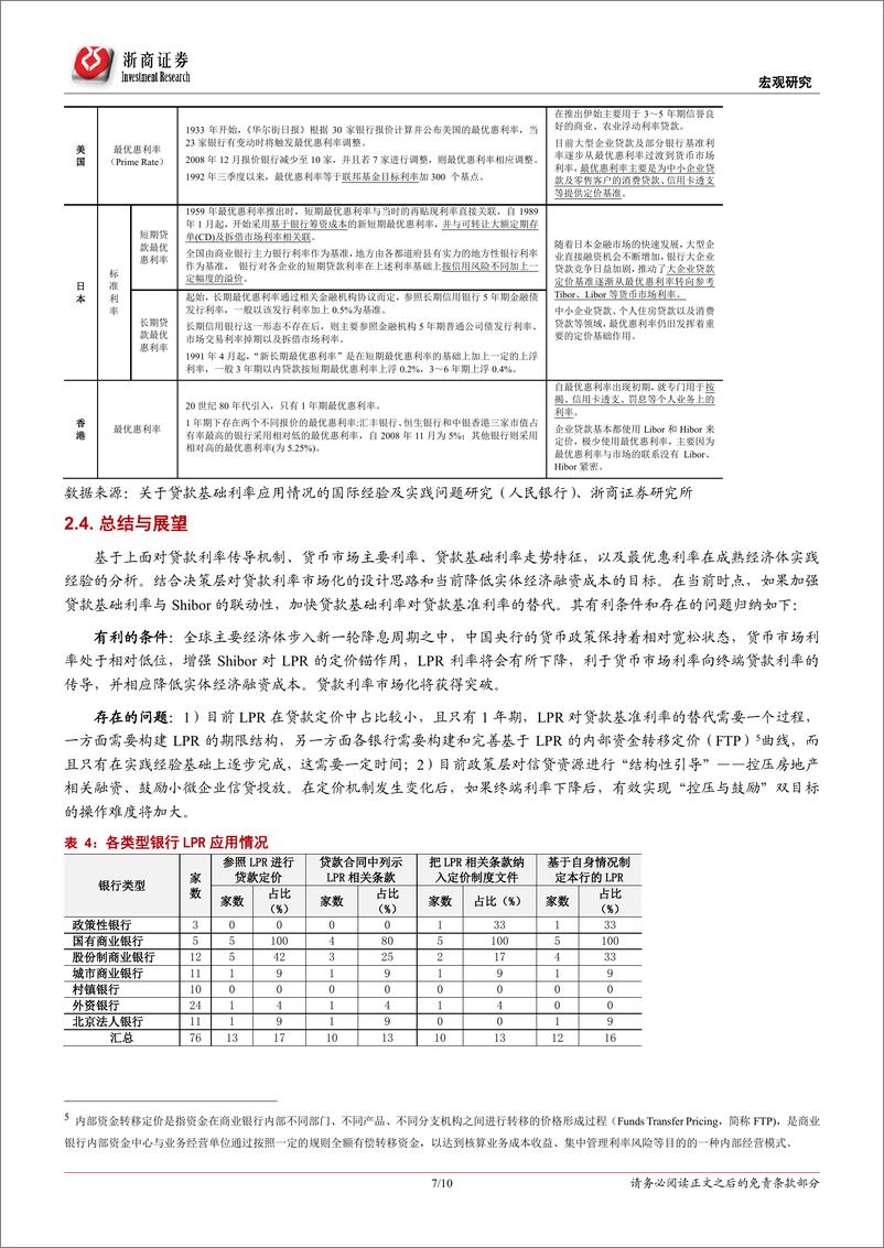 《基于利率定价和传导机制的研究：迎接贷款利率市场化新基准，LPR-20190724-浙商证券-10页》 - 第8页预览图