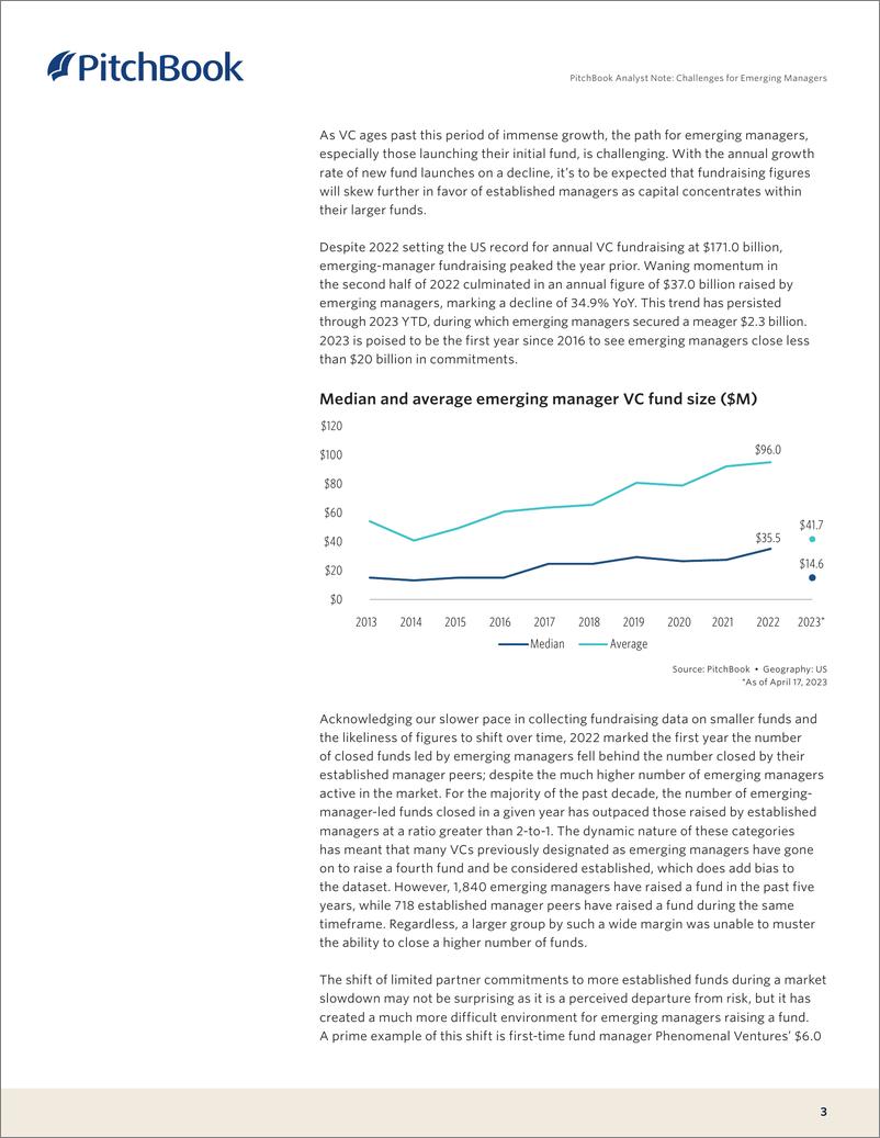 《PitchBook：新兴管理者面临的挑战（英）-2023-10页》 - 第4页预览图