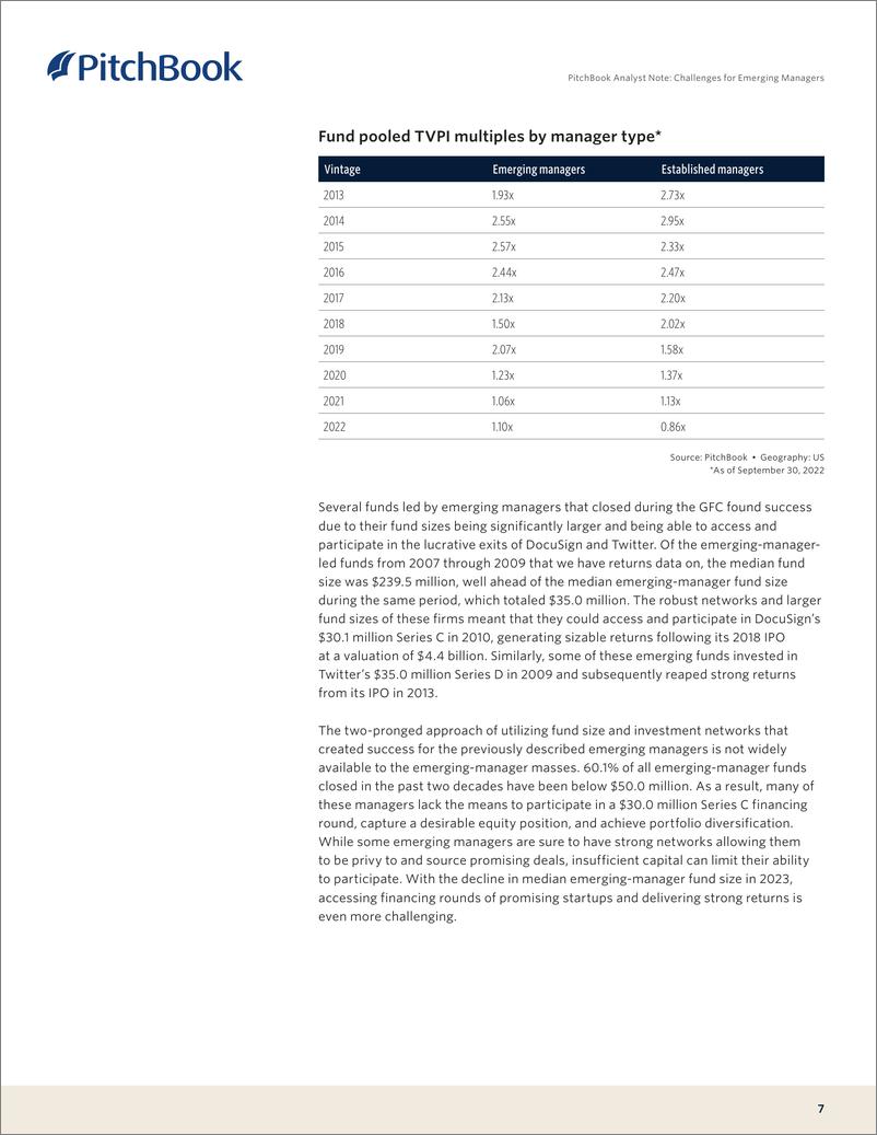 《PitchBook：新兴管理者面临的挑战（英）-2023-10页》 - 第8页预览图