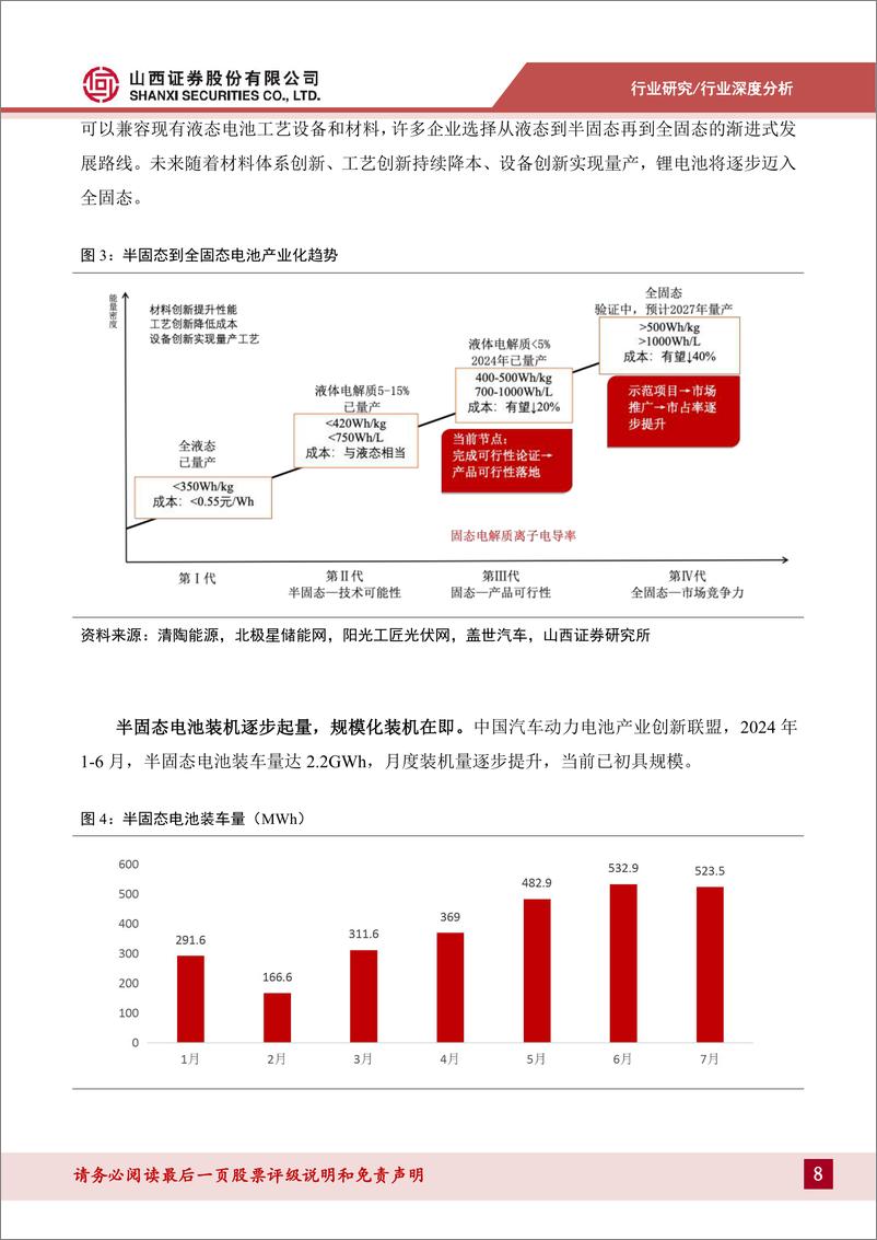 《新能源动力系统行业固态电池深度报告：聚焦性能和成本，固态电池产业化提速-241022-山西证券-32页》 - 第8页预览图