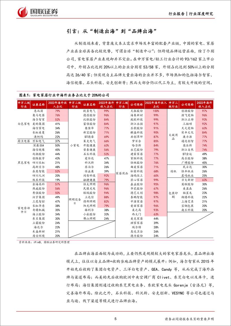 《家用电器：从“制造出海”到“品牌出海”》 - 第5页预览图