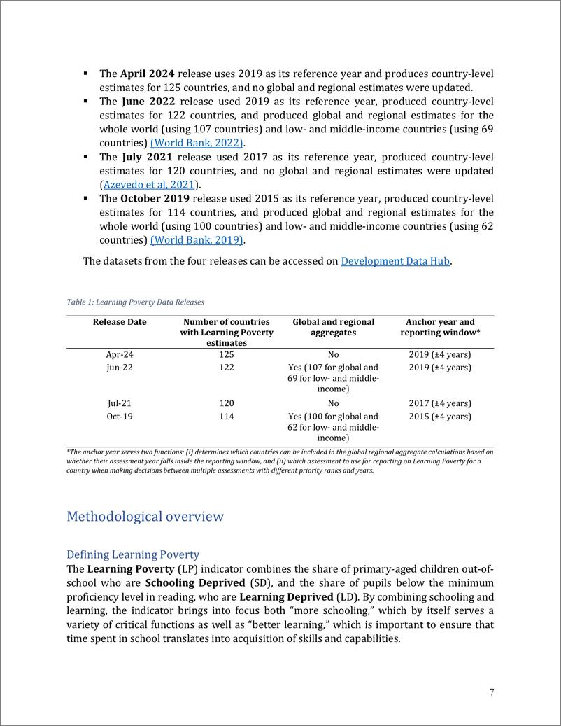 《世界银行-学习贫困的更新和修订：有什么新进展？（英）-2024-59页》 - 第7页预览图