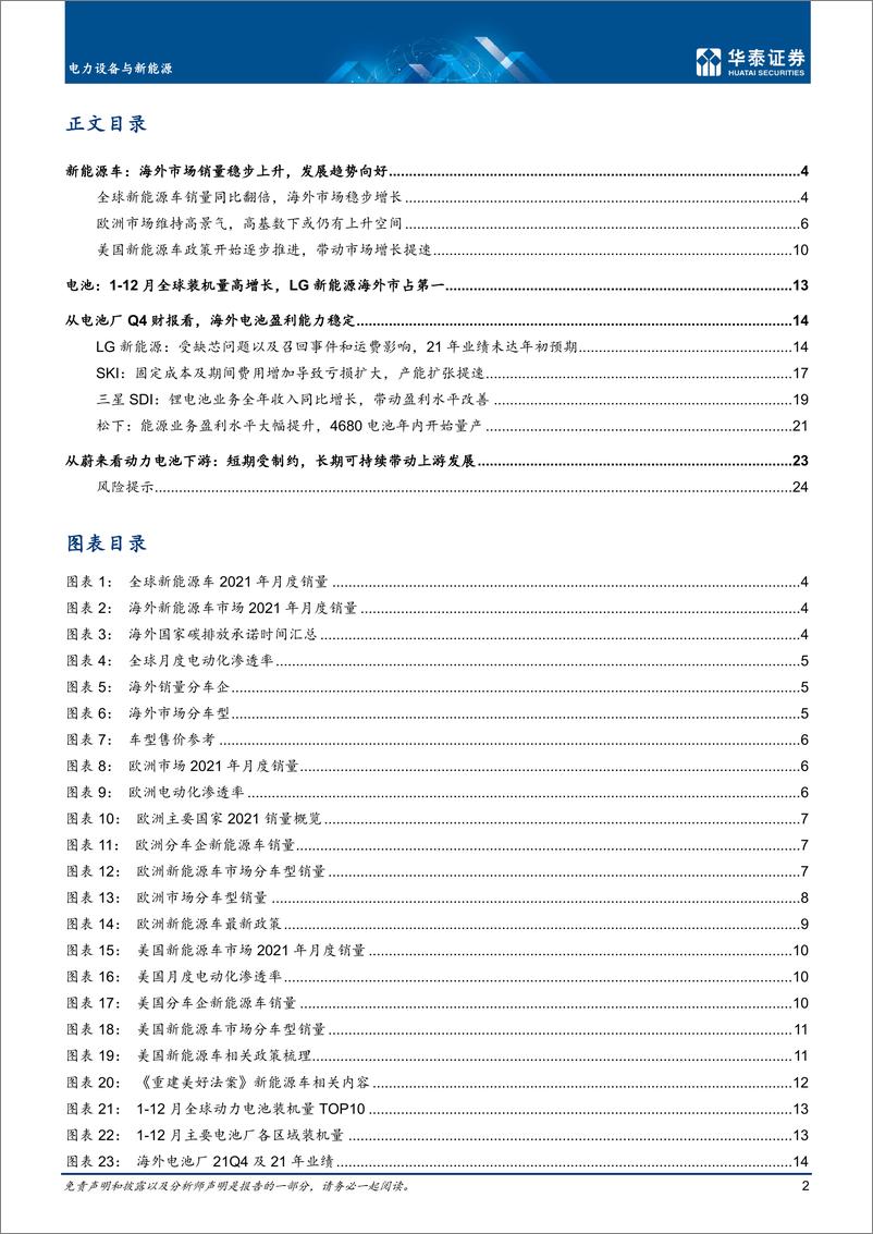 《电力设备与新能源行业专题研究：海外新能源车及动力电池21年回顾-20220414-华泰证券-27页》 - 第3页预览图