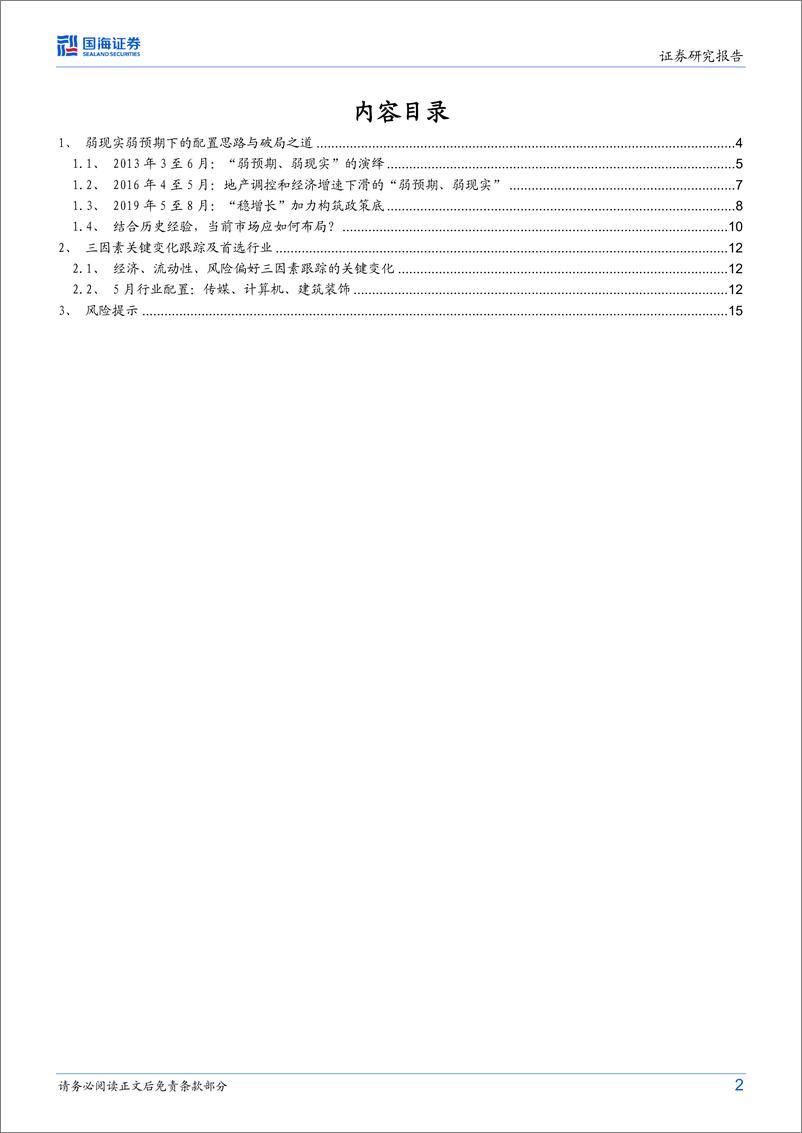 《策略专题研究报告：弱现实弱预期下的配置思路与破局之道-20230528-国海证券-17页》 - 第3页预览图