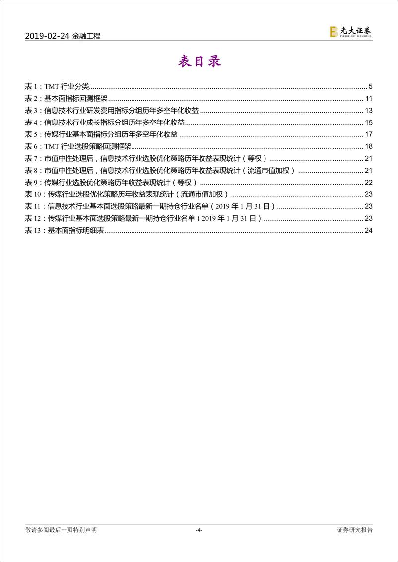 《行业基本面选股系列报告之十二：TMT，取精用弘，杜渐防萌-20190224-光大证券-28页》 - 第5页预览图