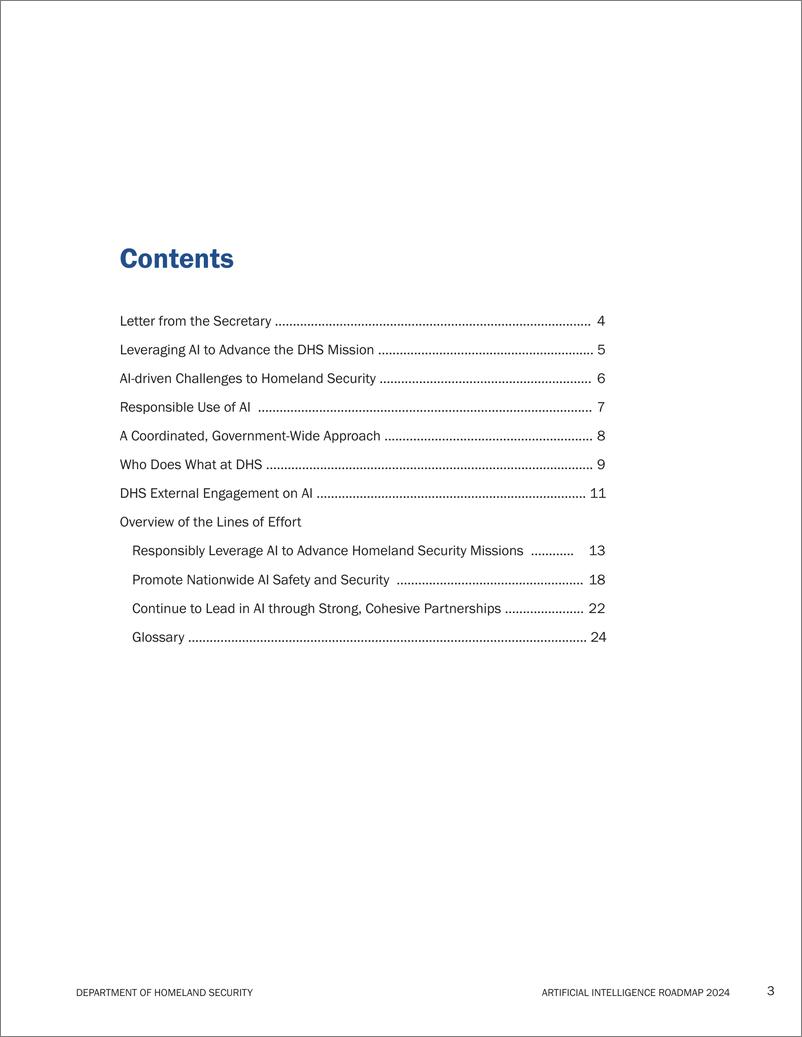 《美国国土安全部：2024年人工智能路线图》 - 第2页预览图