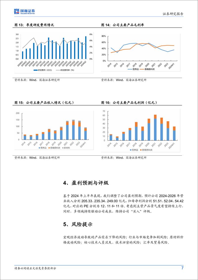 《新和成(002001)2024年半年报点评：主营产品高景气，2024Q2业绩大幅提升-240826-国海证券-10页》 - 第7页预览图