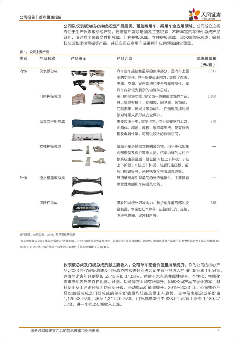 《天风证券-新泉股份-603179-自主内饰龙头，开启全球化征程》 - 第5页预览图